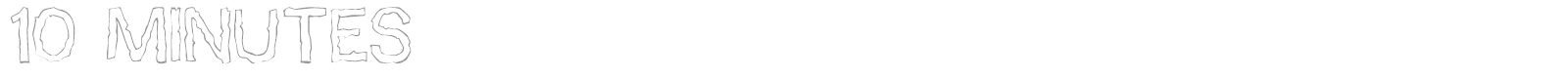 10 Minutes font preview
